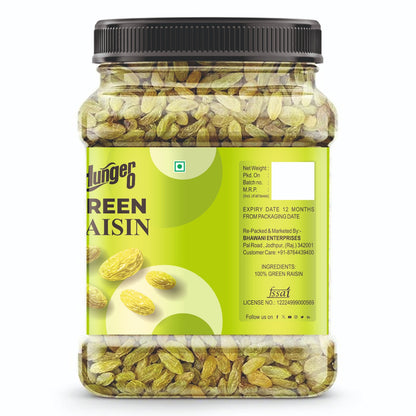 Hunger 0 Premium Green Raisins (Kishmish)