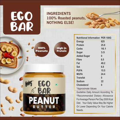 Hunger 0 EGO BAR Creamy Peanut Butter – Built for Energy
