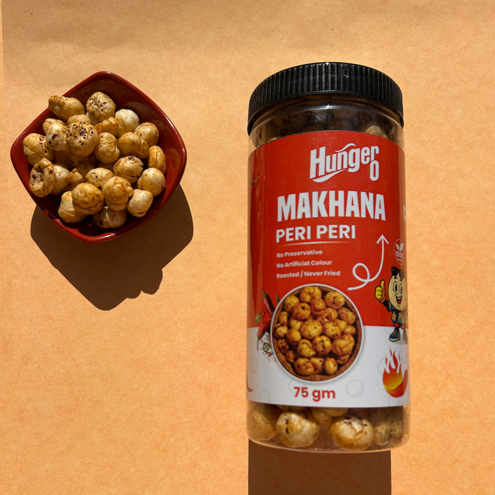 Peri Peri Makhana - Healthy Snacks Makhana - Hunger 0
